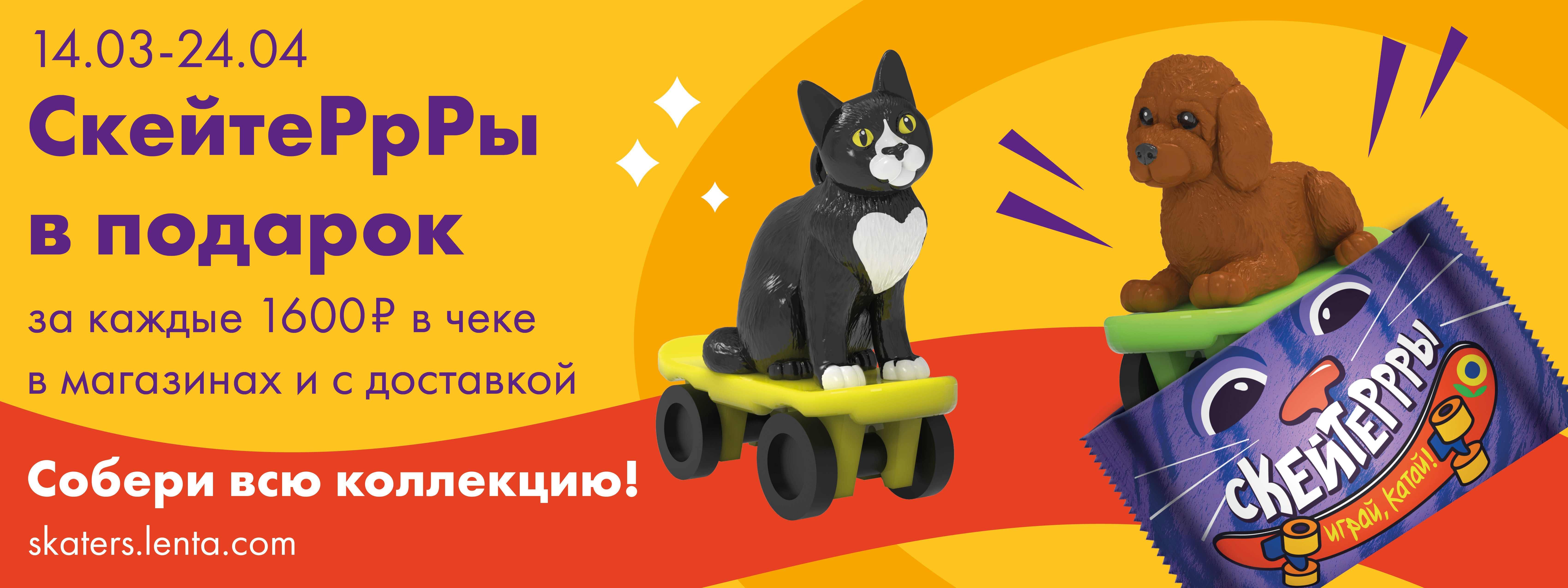 Скейтеррры в Ленте! Pet-friendly кампания, которая объединила всех